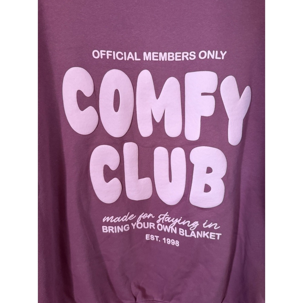 Women's Wild Fable Pink Mauve Comfy Club Oversized Hoodie Size XL NWT - Picture 2 of 6
